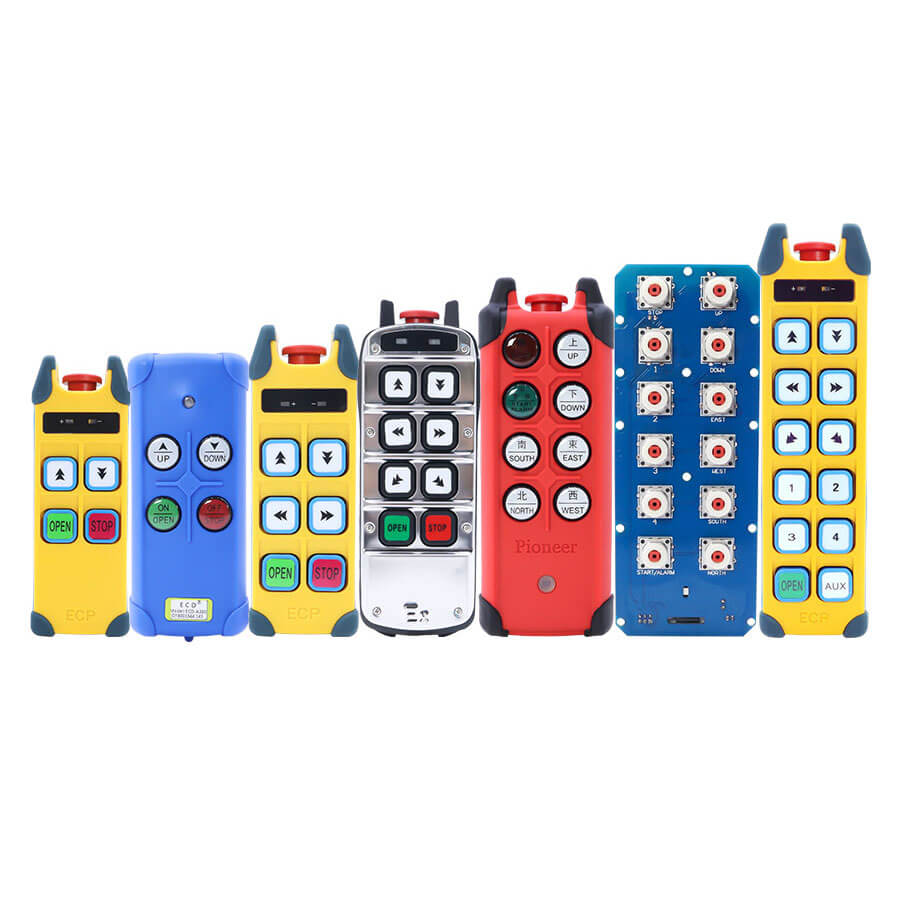 Push-button industrial radio remote control for sale, remote control for lifting equipment for sale - Henan Nomi