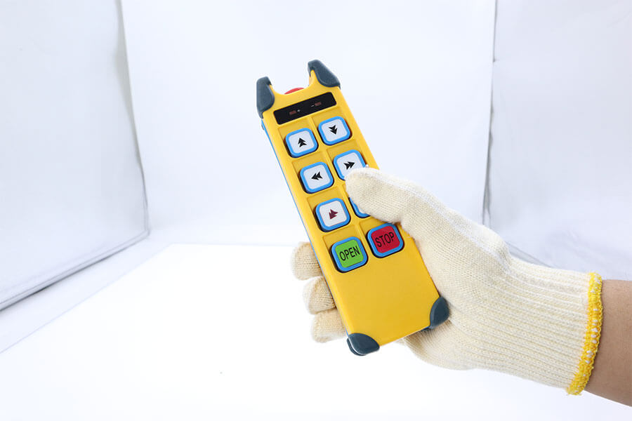 Push-button industrial radio remote control for sale, details of industrial wireless remote control produced by Henan Nomi