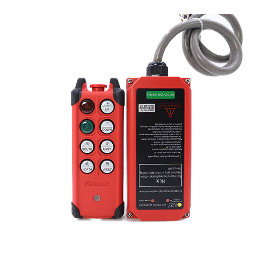 Push-button industrial radio remote control for sale, industrial wireless remote control with lithium battery for sale - Henan Nomi