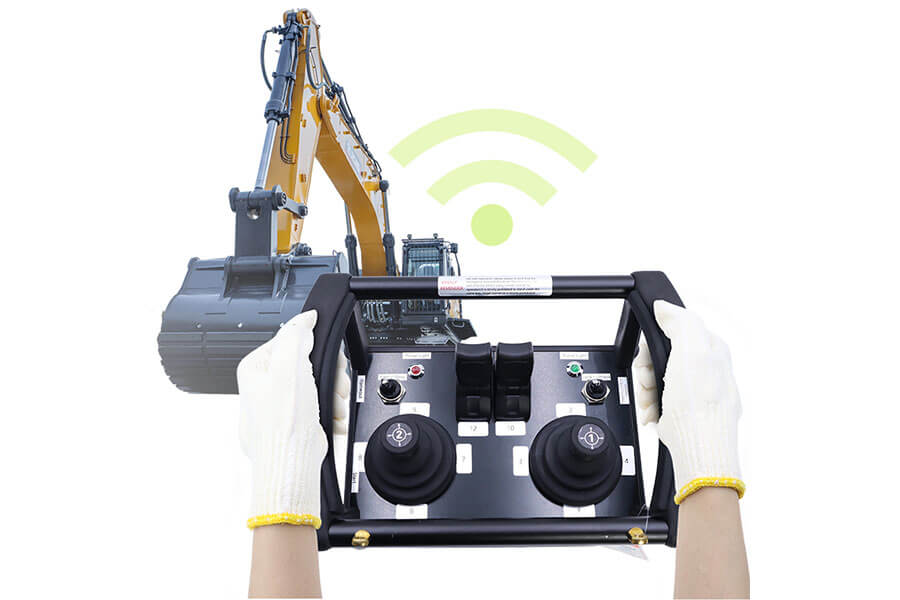 Hydraulic industrial radio remote control for sale, industrial wireless remote control for sale in various industries - Henan Nomi